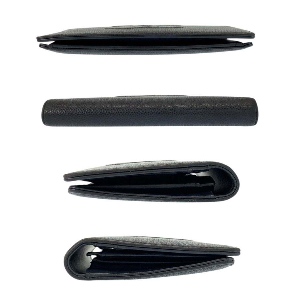 CHANEL Black Leather Logo Wallet - Picture 9 of 9